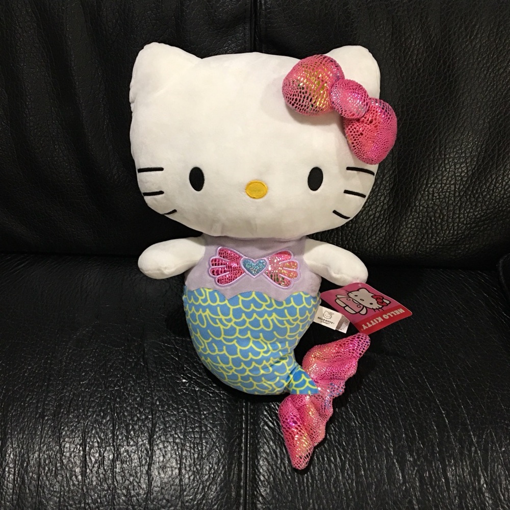 ❣️RARE HELLO KITTY❣️COLLECTION BY SANRIO HARD TO FIND GORGEOUS MERMAID BIG PLUSH